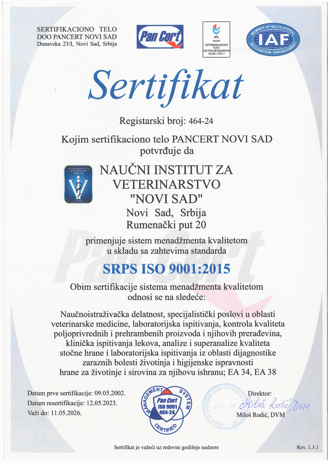 ISO 9001:2015